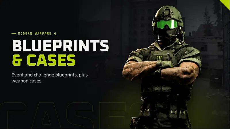 Modern Warfare 4 Blueprints & Weapon Cases