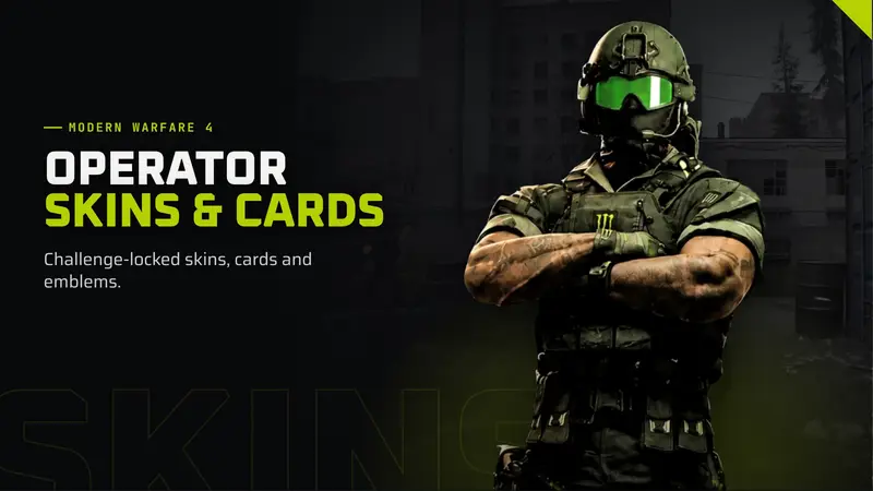 Modern Warfare 4 Operator Skins & Calling Cards