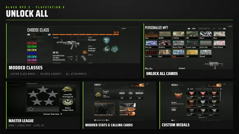Black Ops 2 Unlock All (PS5)