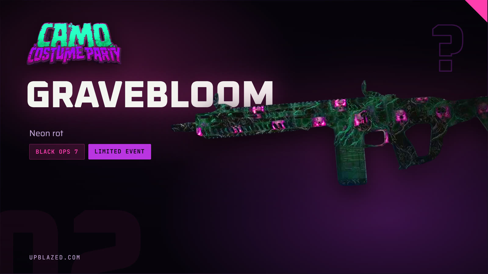 BO7 Co-Op & Endgame Event Camos (Undergrowth & Gravebloom)