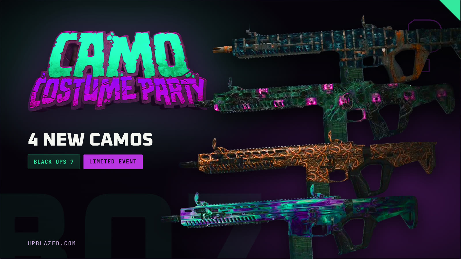 BO7 Camo Costume Party: All 9 Haunting Event Camos and Every Challenge