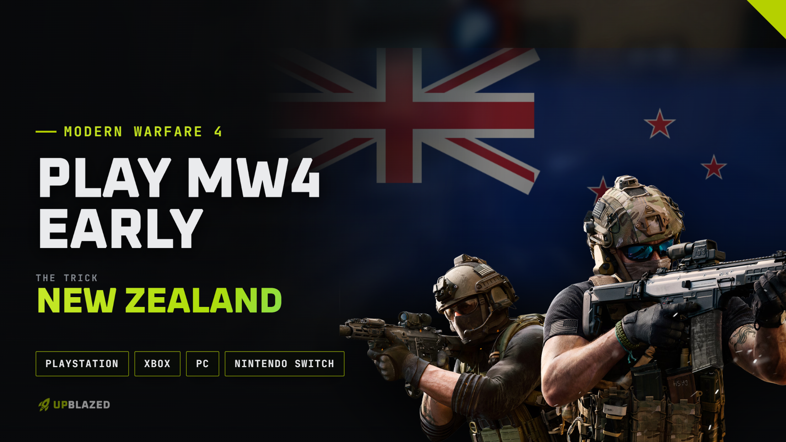 How to Play Modern Warfare 4 Early: The New Zealand Trick